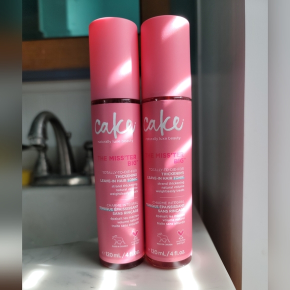 Cake Hair 2 Pack Cake The Misster Big Thickening Leavein Tonic 4 Oz